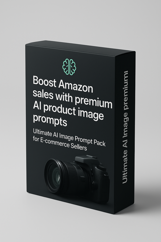 high-quality AI product photo prompts for Amazon and Any E-com Platform( 50 Premium Prompts )